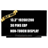 Replacement New Display M133NW4J R2 13.3 inch WUXGA IPS LED LCD Screen Panel Non-Touch