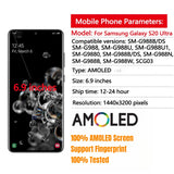 Replacement AMOLED Display Touch Screen With Frame for Samsung S20 Ultra G988 G988B G988U
