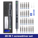 28 in 1 Elektrische Schraubendreher Set Multi-Zubehör Präzision Power Tools