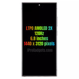 Replacement New Display for Samsung S24 Ultra 5G SM-S928B SM-S928B/DS SM-S928U AMOLED Touch Screen With Frame Assembly