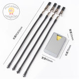 Aluminum Alloy Soldering Iron Holder Multi-Function with Four Auxiliary Arms