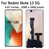 Ersatz-AMOLED-Display-Touchscreen für Xiaomi Redmi Note 13 5G 2312DRAABG 2312DRAABI 2312DRAABC