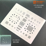 AMAO BGA CPU Reballing Stencil Template For iPhone 6 to 12 Series