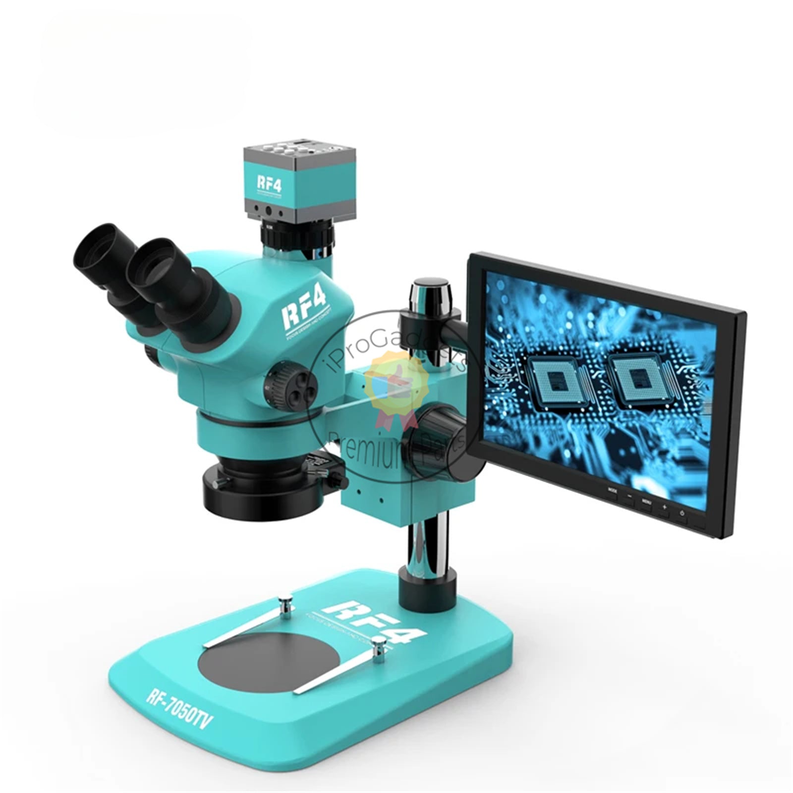 Microscope Camera Rf4 RF4 Trinocular HD Microscope 7-50X Continuous Zoom 2K Camera 10.1 Inch ...