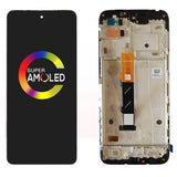 Replacement AMOLED LCD Display Touch Screen With Frame for Motorola Moto G42 XT2233-2 XT2233-1