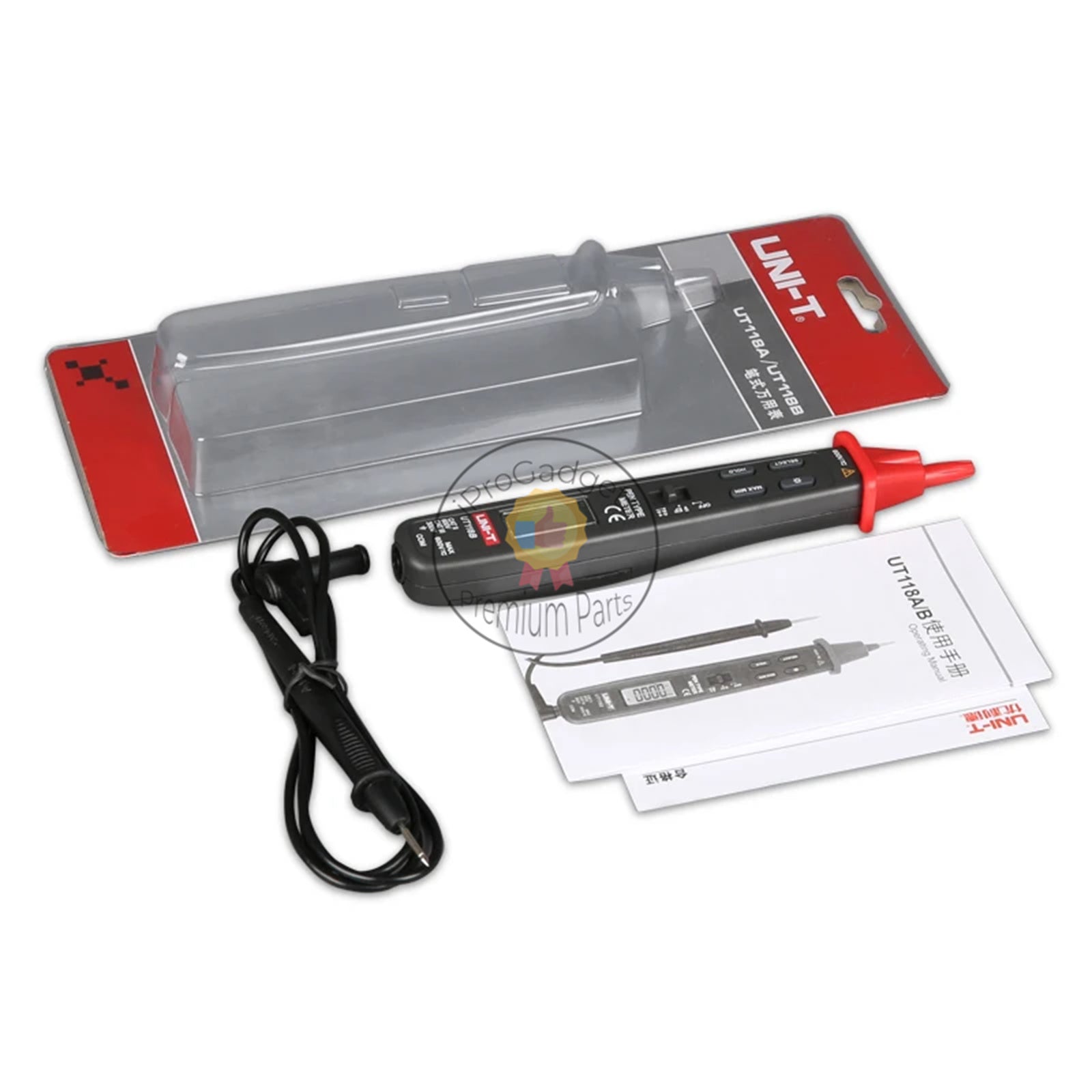 UNI-T UT118B Pen Type Digital Multimeter 3000 Counts AC DC Voltage ...