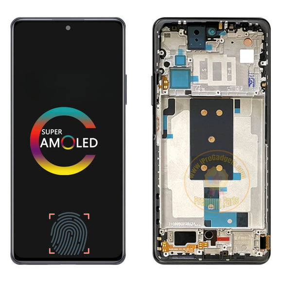 Replacement AMOLED Display Touch Screen With Frame for Xiaomi 11T Pro 2107113SG 11T 21081111RG