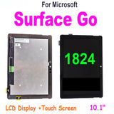 Asamblea de pantalla táctil de la exhibición del LCD del reemplazo para Microsoft Surface Go 1824 1825