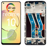 Ersatz-AMOLED-Display-Touchscreen mit Rahmen für OPPO Realme10 4G RMX3630