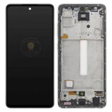 Ersatz für Samsung Galaxy A52s 5G A528B LCD-Bildschirm, Touch-Digitalisierer mit Rahmenbaugruppe, Original, geprüfte Ersatzteile der Klasse A