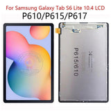 Pantalla táctil LCD de repuesto para Samsung Galaxy Tab S6 Lite SM-P610 P610 P615 P615N P617