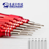 Mechanic Max 8 High Precision 3D Aluminum Alloy Built-in Magnet Screwdriver Set