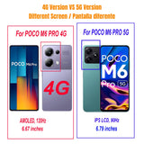 Replacement LCD Display Touch Screen For Xiaomi Poco M6 Pro 5G 23076PC4BI 