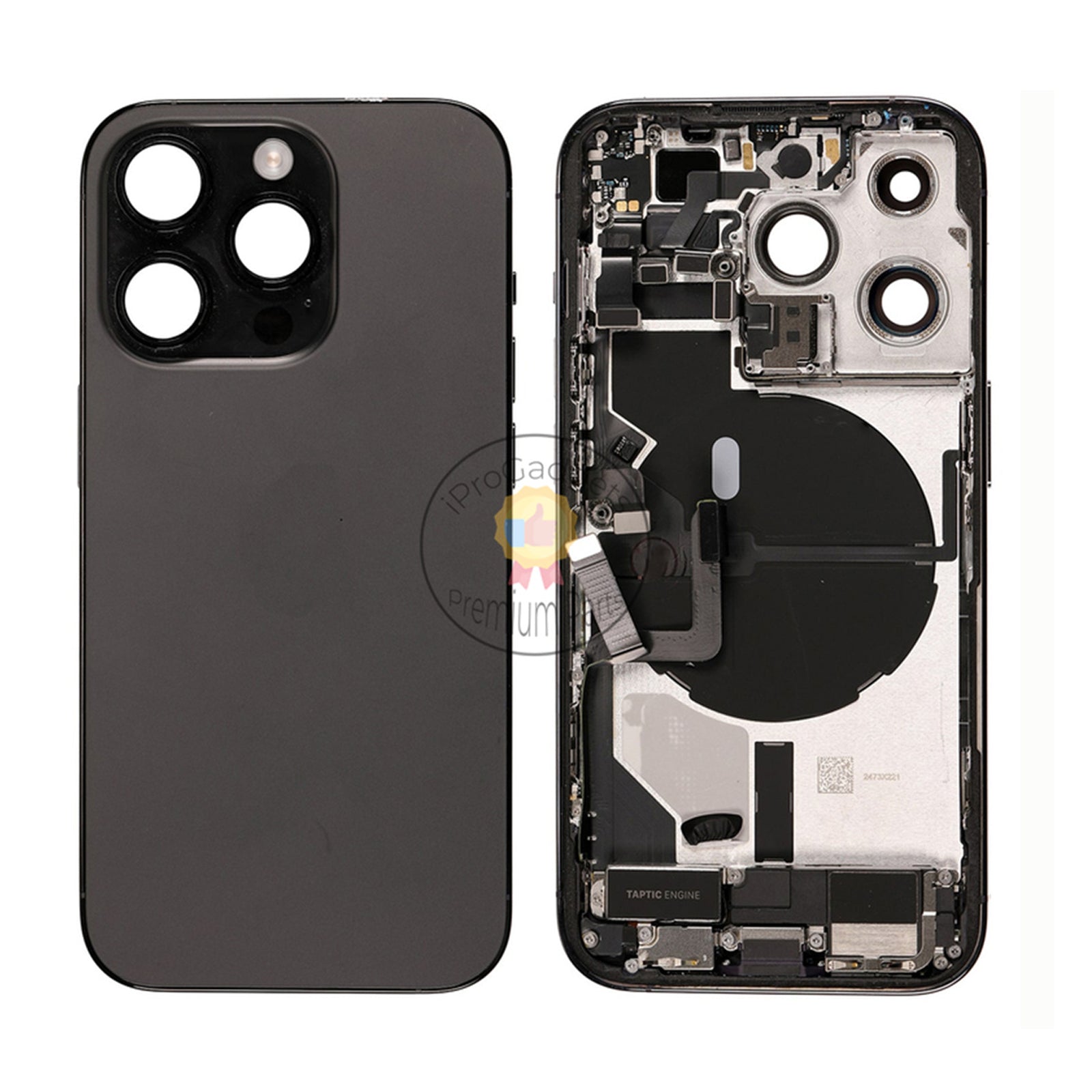 Replacement Back Cover Full Assembly for iPhone 14 Pro - Space