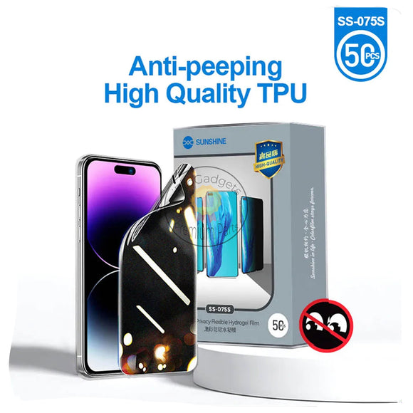 Sunshine Less Screen SunShine SS-075S HD Privacy Matte Water Gel Screen Film 50 PCS ...