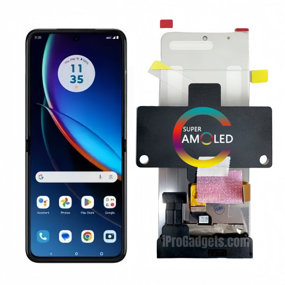 Replacement AMOLED Foldable Display for Motorola Razr+ XT2321-5 2023 Main Touch Screen Digitizer Assembly