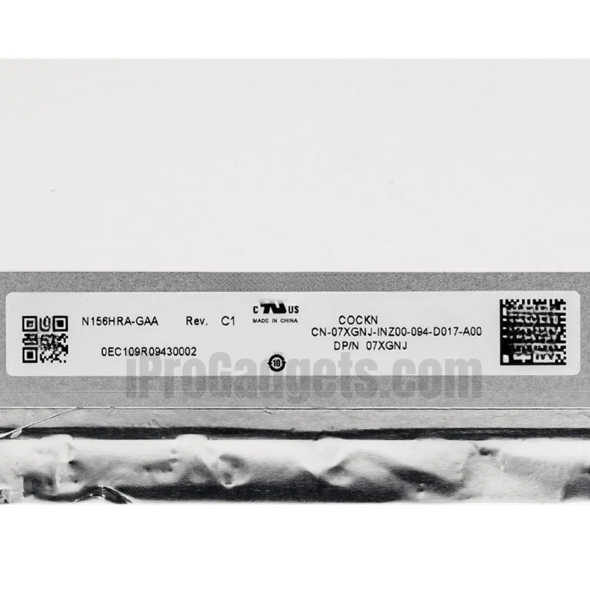 thumbnail image 2 of 15.6-inch Dell LCD Screen Panel – N156HRA-GAA Rev C1, Full HD 1920x1080, Matte, 40-Pin 2 of 5