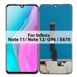 Replacement AMOLED Display Touch Screen For Infinix Note 11 / Note 12 X663 X663C X663D / Note 12 G96 X670