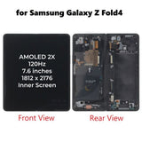 Replacement AMOELD Inner Fold Screen Display With Frame for Samsung Galaxy Z Fold4 SM-F936B