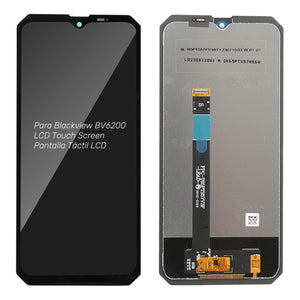 Asamblea de pantalla táctil de la exhibición del LCD del reemplazo para Blackview BV6200
