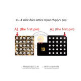 Dot Matrix Restoration Materials for Mijing ZH01 Programmer for iPhone X to 14 Pro Max