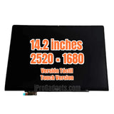 Replacement New Display for Huawei MateBook 14s HKD-WXX 14.2 inch LCD Touch Screen Digitizer Assembly Black