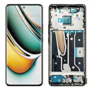 Replacement Display For Realme 11 Pro 5G RMX3771 RMX3770 AMOLED Touch Screen With Frame Assembly