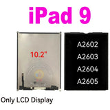 Replacement New Display for iPad 10.2 9th Gen 2021 A2602 A2603 A2604 A2605 Retina LCD Screen Panel OEM