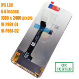 Pantalla táctil LCD de repuesto para Wiko T50 W-P861-01 W-P861-02