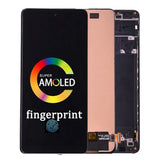 Replacement AMOLED LCD Display Touch Screen With Frame for Samsung Galaxy A71 A715 SM-A715F
