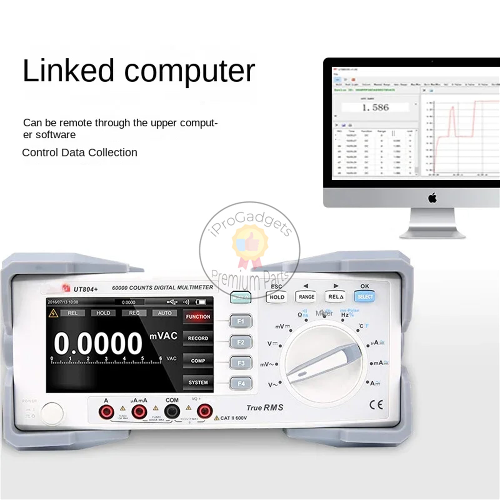UNI-T UT805A+ Full-Range Anti-Burning True RMS Desktop Digital ...
