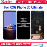 Replacement AMOLED Display for Asus ROG Phone 6D Ultimate AI2203 AI2203-3E010EU AI2203_D 165Hz Touch Screen Assembly