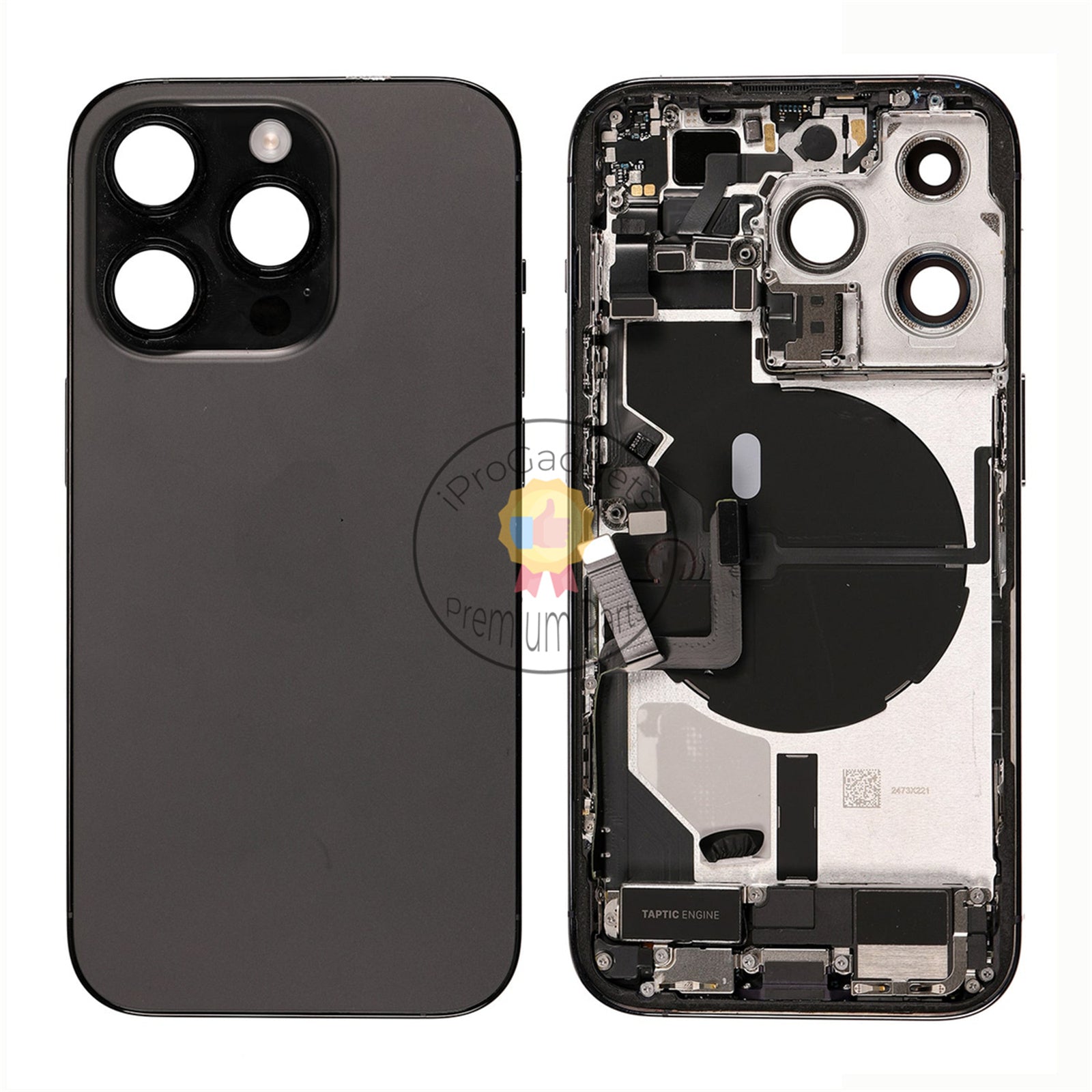 Replacement for iPhone 14 Pro Max Back Cover Full Assembly Space