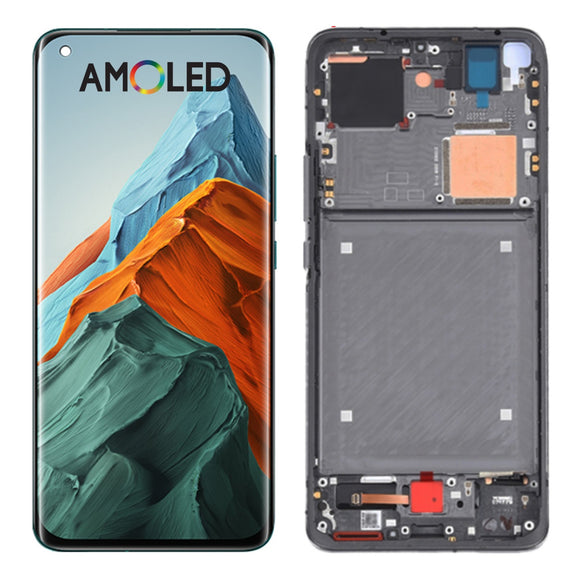Replacement AMOLED LCD Display Touch Screen With Frame for Xiaomi Mi 11 Pro M2102K1AC