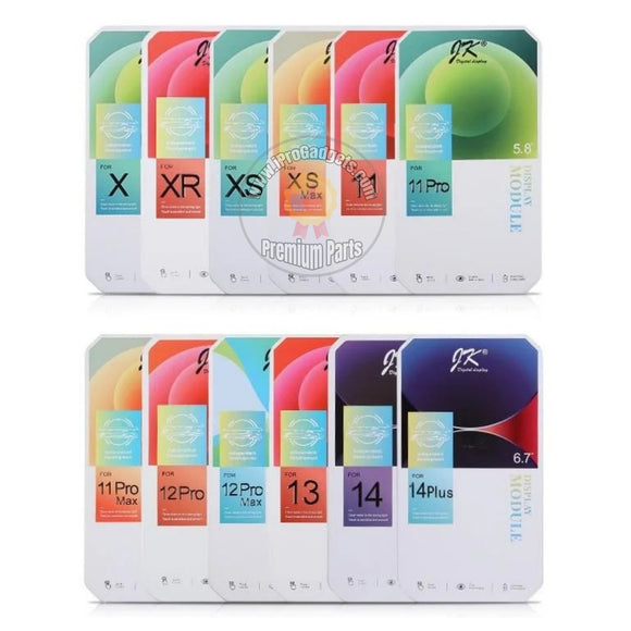 Replacement JK Incell New Display for iPhone X XS XR 11 12 13 14 15 16E 16 Pro Max MINI Full HD LCD Touch Screen Assembly