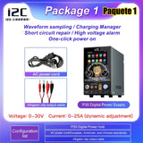 i2C P30S Mobile Phone Repair Platform Digital Power Supply Desoldering Iron Station Heat Gun Multifunctional Repair Tools