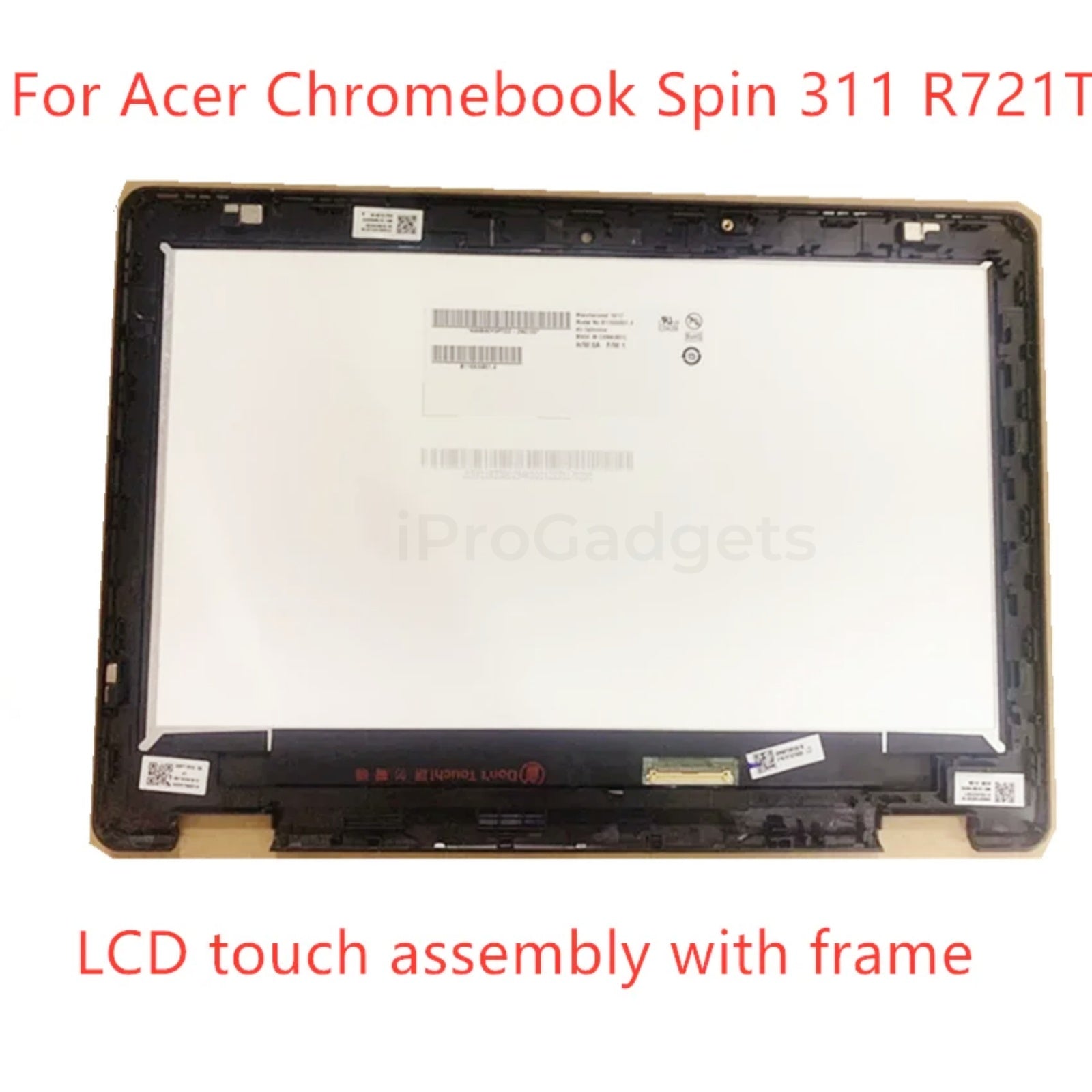 Replacement Display for Acer Chromebook Spin 311 R721T N18Q12 LCD