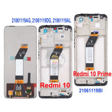 Pantalla Táctil LCD de Repuesto Con Marco para Xiaomi Redmi 10 / Redmi 10 Prime