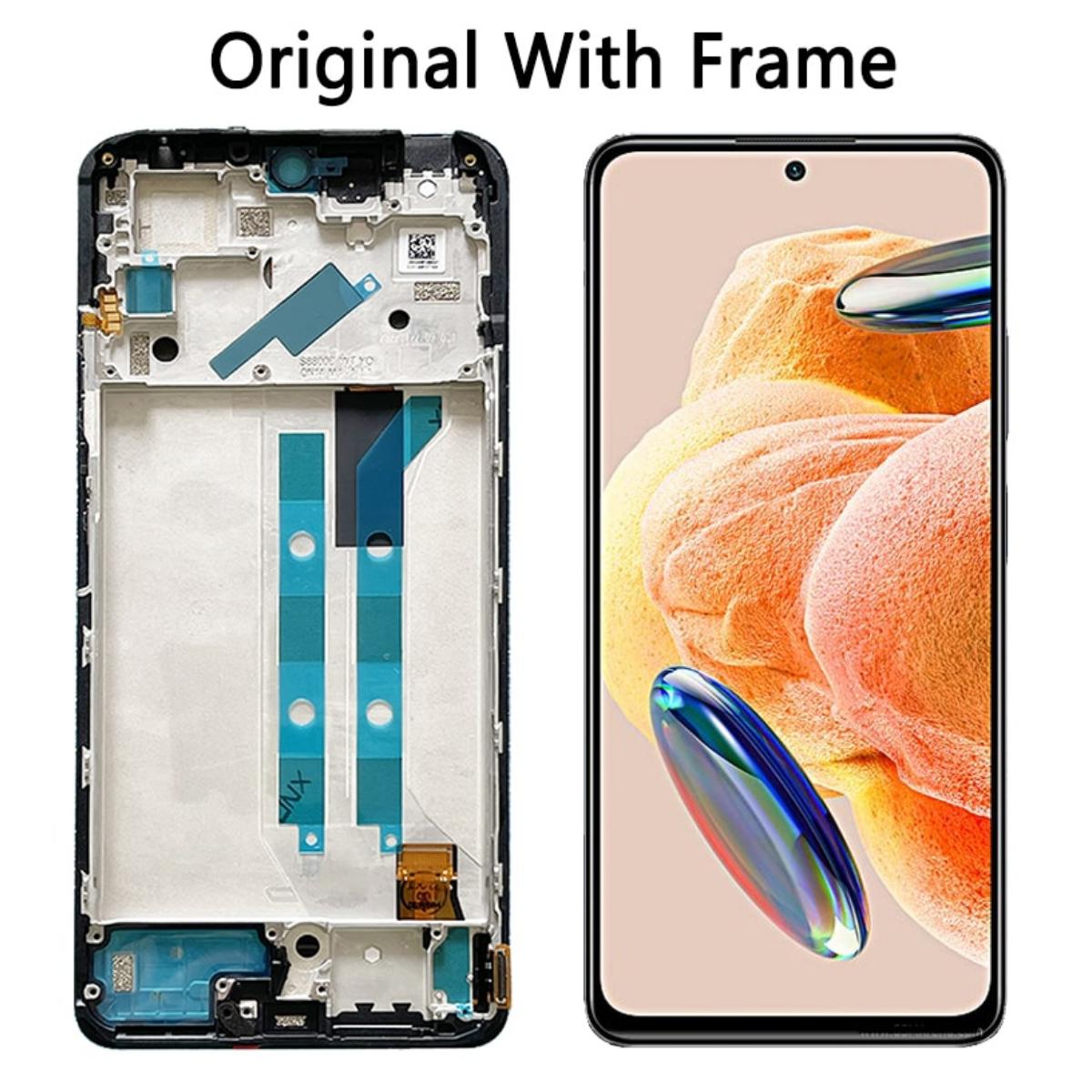 Replacement For Xiaomi Redmi Note 12 Pro 4G ‎2209116AG AMOLED LCD Touch  Screen With Frame Assembly OEM Repair Parts – iProGadgets