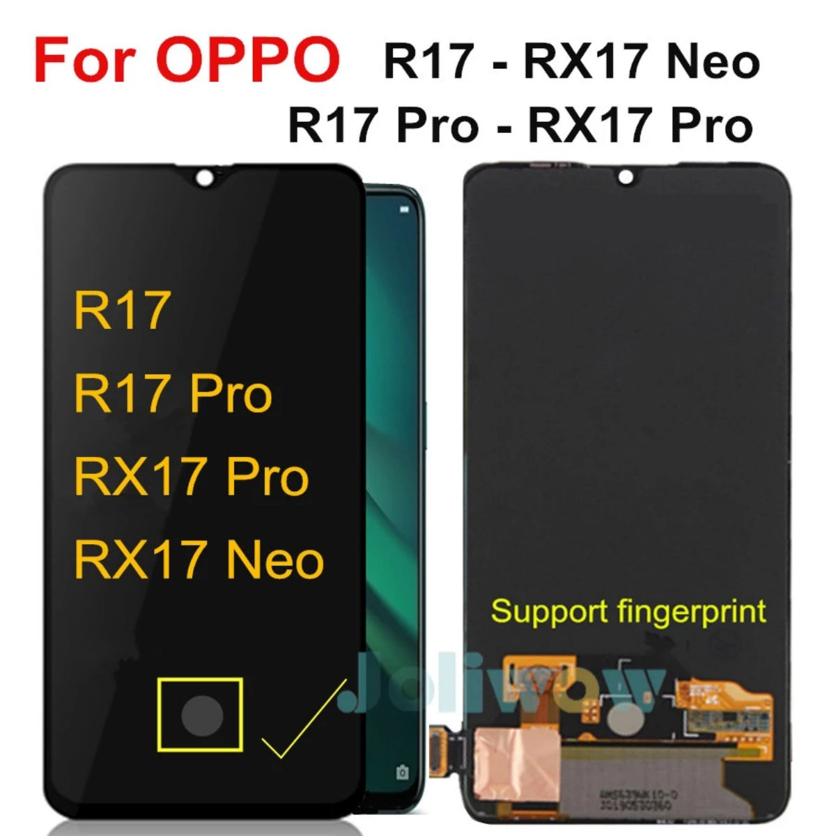 Replacement AMOLED Display Touch Screen For OPPO RX17 Neo R17 Pro