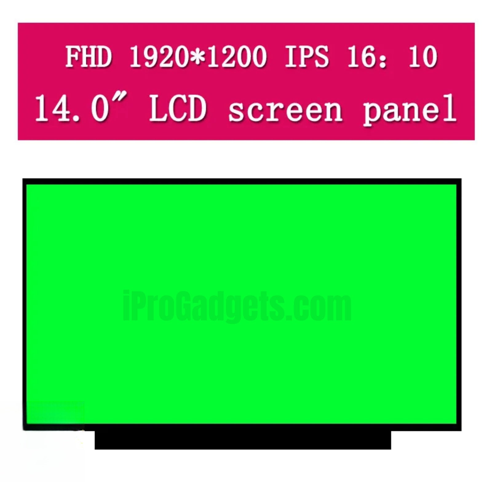 Ecran LCD De Remplacement 14" WUXGA – Référence N140JCA-ELK, Compatible Lenovo ThinkPad