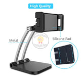 Tablet Stand Holder Adjustable Folding 360° Swivel Desk Mount Cell Phone Bracket Support 4-12.inch Display Tablets Phones