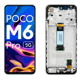 Replacement LCD Display Touch Screen With Frame For Xiaomi Poco M6 Pro 5G 23076PC4BI 