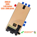 Replacement New Display for ZTE nubia RedMagic 10 Pro NX789J 10 Pro+ AMOLED 144Hz Touch Screen Assembly