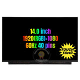 Replacement New Display for Lenovo Thinkpad T14s Gen 2 20XF 20XG 5D11B61734 14.0 inch FHD LCD Touch Screen Panel OEM
