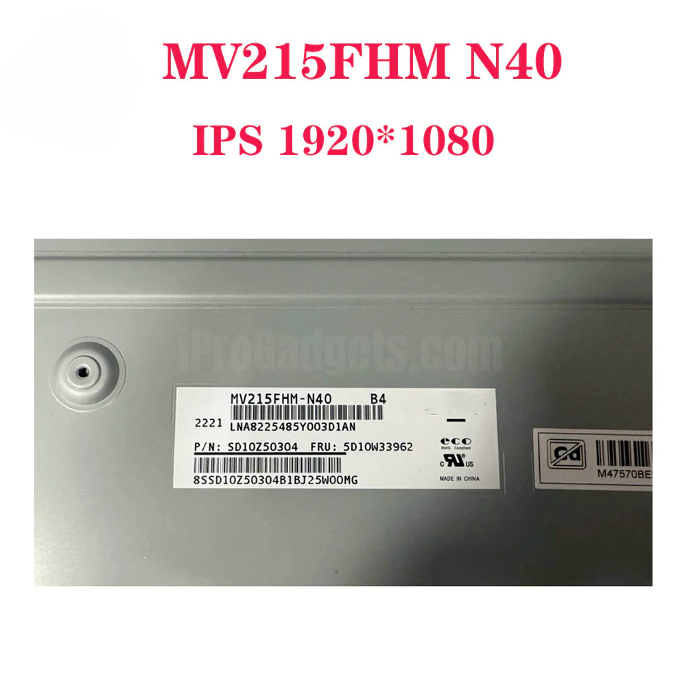 Replacement New Display 21.5 inch All in One MV215FHM-N40 LCD Screen ...