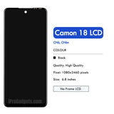 Replacement New Display for Tecno Camon 18 CH6 CH6n LCD Touch Screen Digitizer Assembly