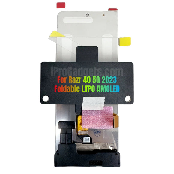 Replacement AMOLED Foldable Display for Motorola Razr 40 2023 XT2323 Razr Gen 3 XT2323-5 XT2323-6 Main Touch Screen Assembly
