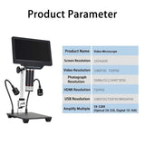 AiXun Digitalmikroskop DM21 7 Zoll HD-Display 5X-528X Biologisches Mikroskop Digitale Messung