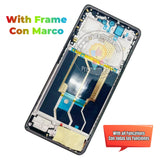 Replacement New Display for Realme GT 6 GT6 5G RMX3851 AMOLED Touch Screen With Front Frame Assembly Black